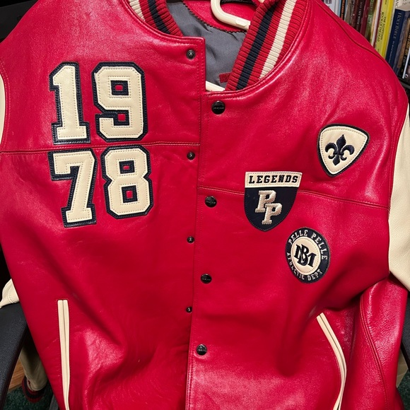 Varsity leather Bomber - Picture 4 of 5